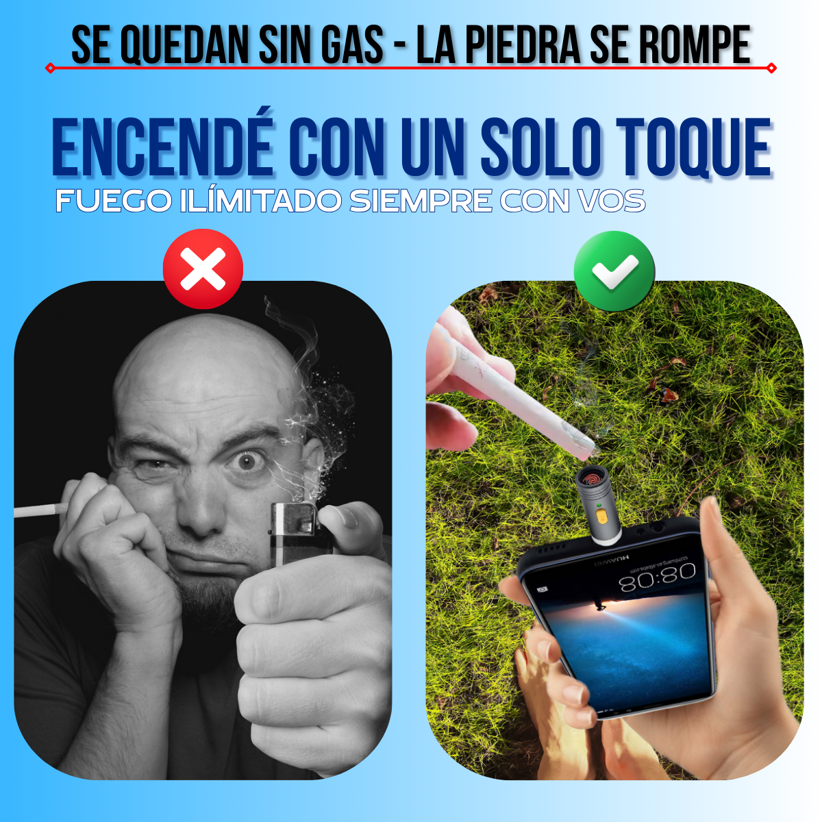 ENCENDEDOR LISTO PARA SALIDAS