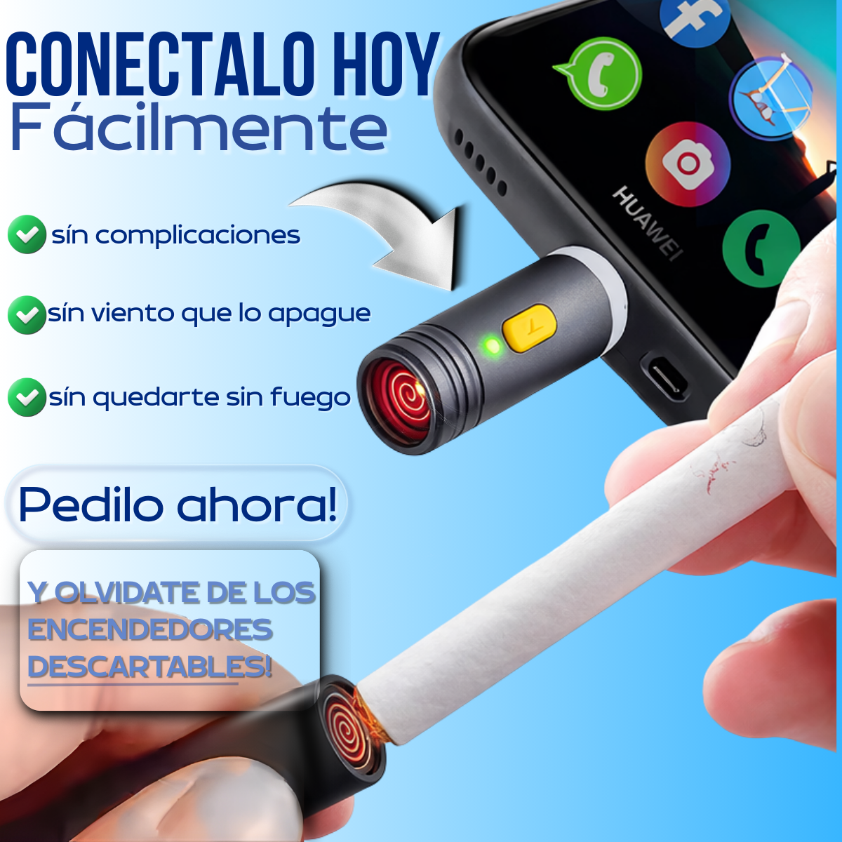 ENCENDEDOR LISTO PARA SALIDAS